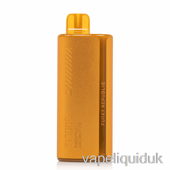 Funky Lands Ti7000 Disposable Pinenapple Coconut Ice Vape Liquid